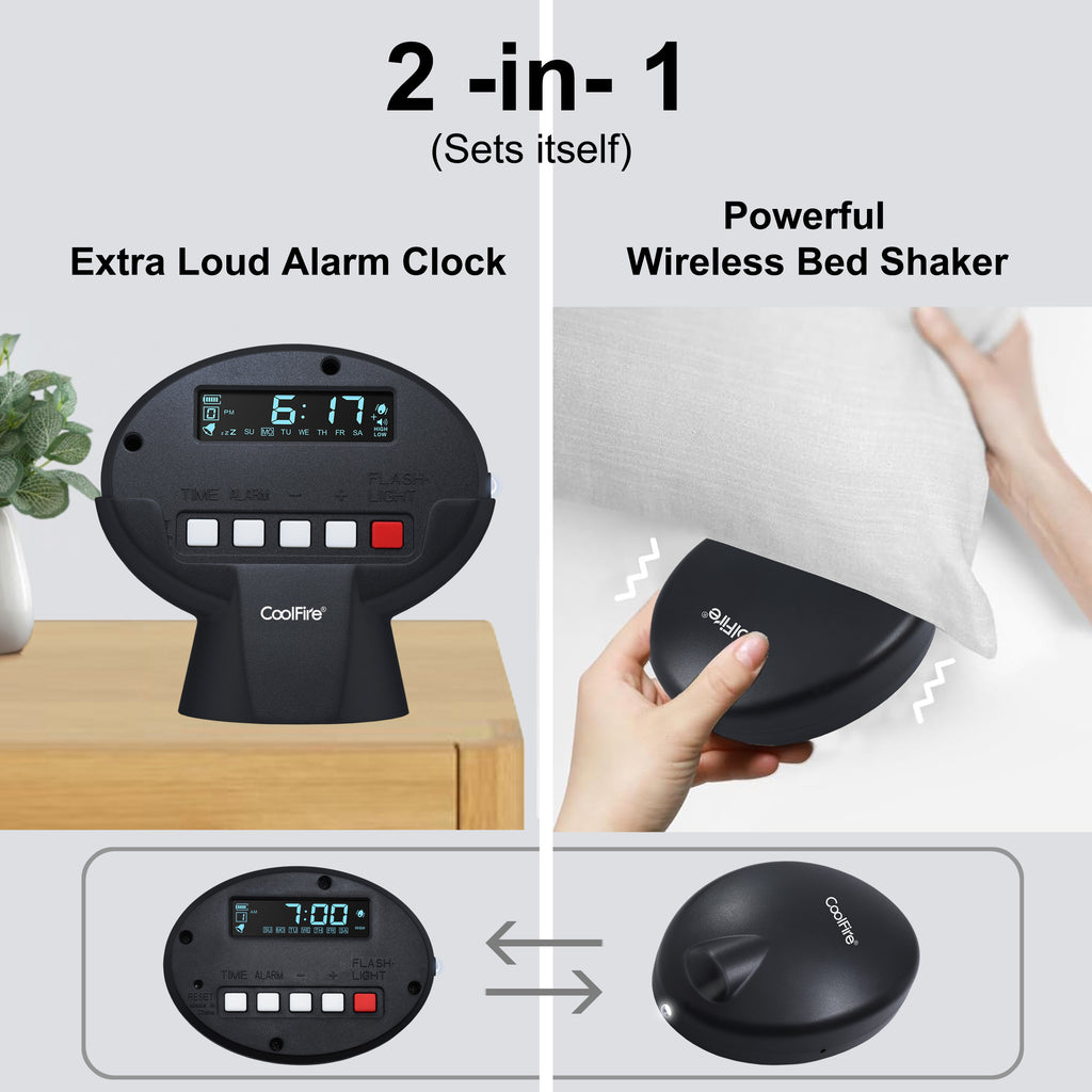 Vibrating Alarm Clock and Watch DaveEcom Vibrating Alarm Clock and Watch DaveEcom